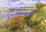 Pierre Renoir Banks of the Seine at Champrosay Sweden oil painting artist